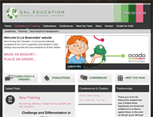 Tablet Screenshot of gal-education.com
